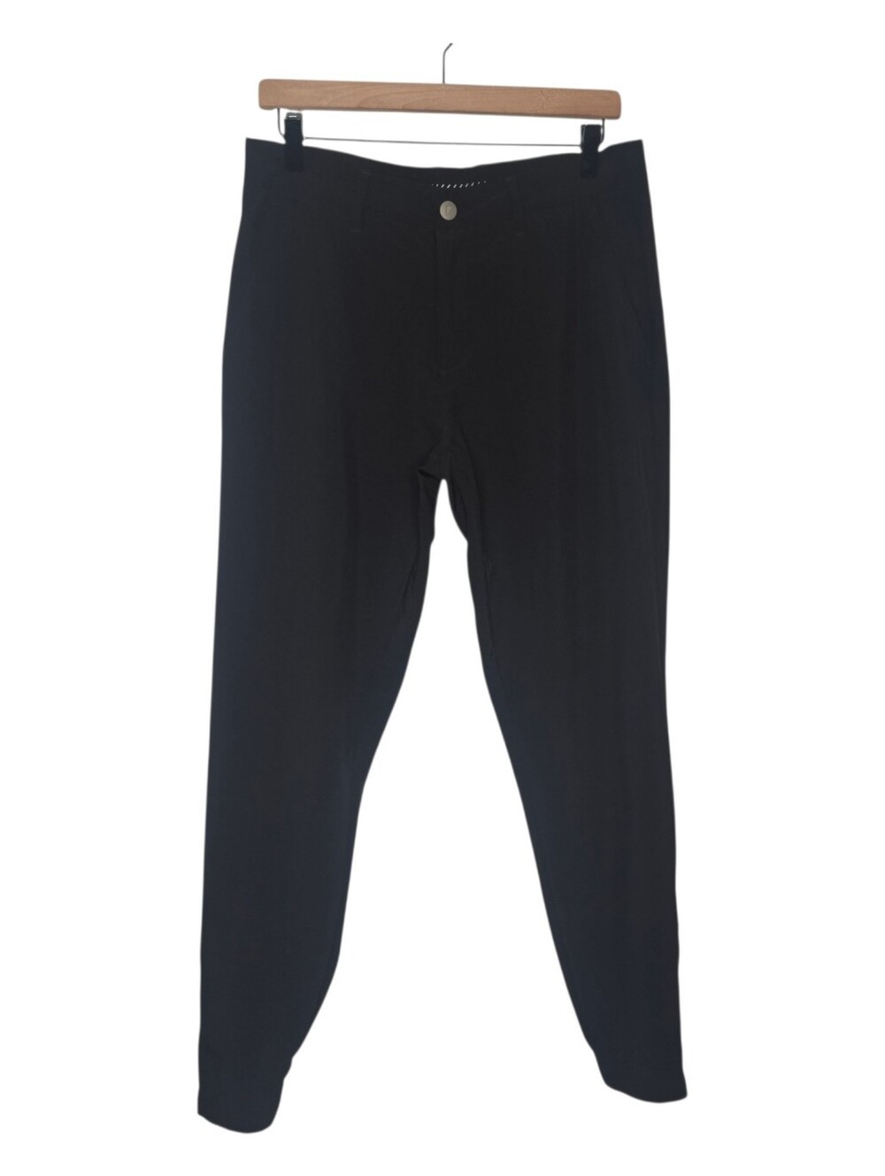Primo Golf Apparel Mens Black Zip Ankle Performance Golf Jogger Pants Size 32